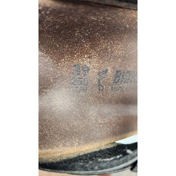 Birkenstock Brown Leather Slip on Sandals, Size 39 - Picture 4 of 7